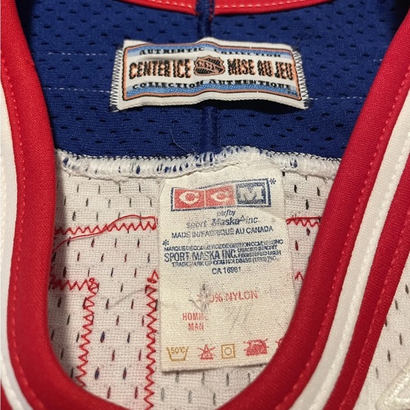 Authentic Vintage CCM New York Rangers Brian Leetch NHL 75th Anniversary Jersey - Picture 7 of 9